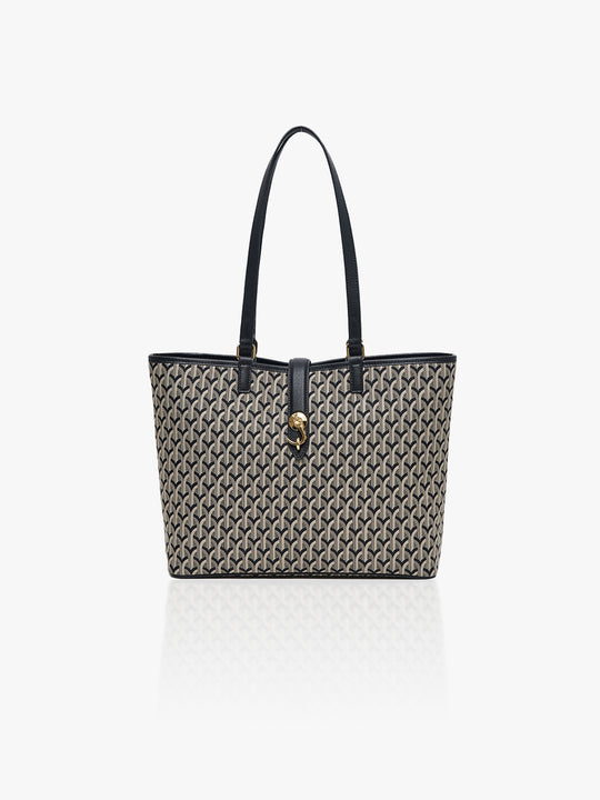 Wanda Shopper Bag_Jacquard Black