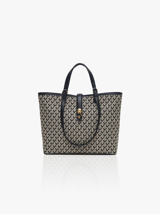 Wanda Shopper Bag_Jacquard Black