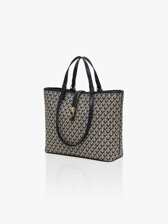 Wanda Shopper Bag_Jacquard Black