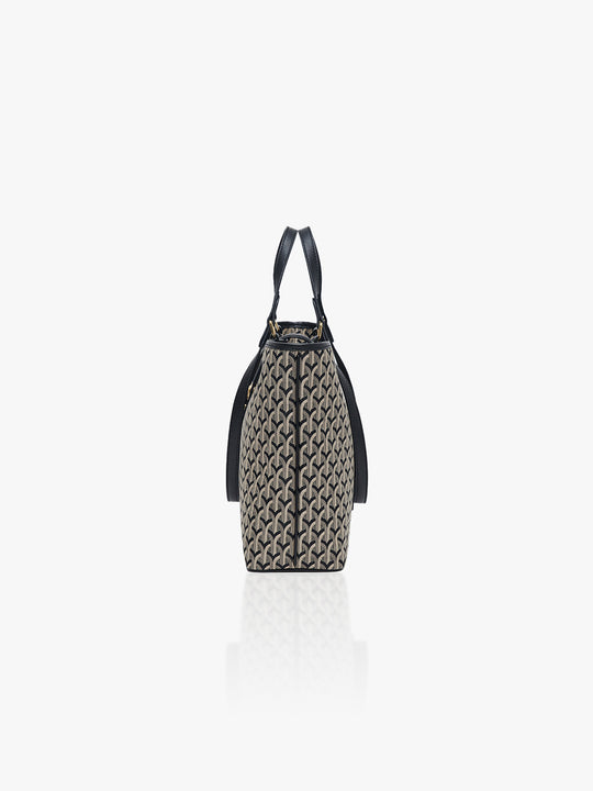 Wanda Shopper Bag_Jacquard_Black