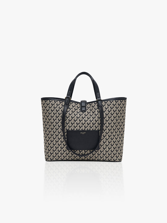 Wanda Shopper Bag_Jacquard Black